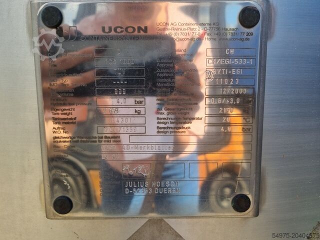 Stainless steel container / pressure tank Ucon