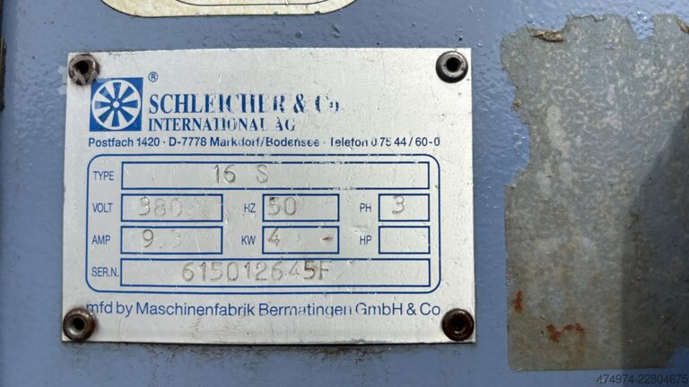 Bale press, waste compactor, paper baler DIXI 16 s