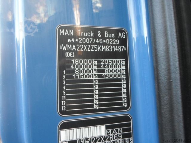 Standard tractor unit MAN TGX 18.500/ 4x4/HAD