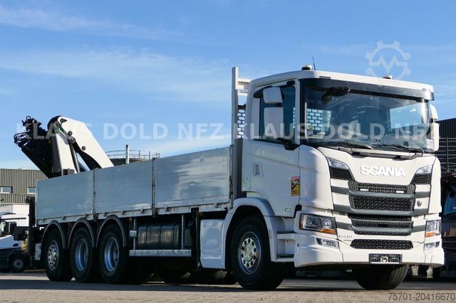 Autokran SCANIA G410 Pritsche Kran Retarder Lift-/Lenkachse