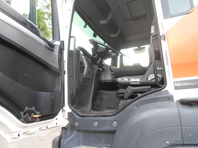 Roll-off tipper truck MAN TGS 41.480/8x4/Abroller HIAB KNICKARM