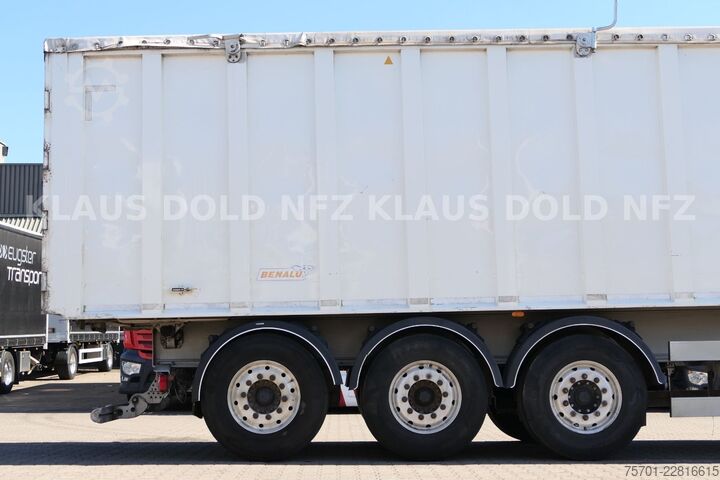 Kipper Auflieger BENALU Bencere Kippmulde 56 m³ Liftachse Plane