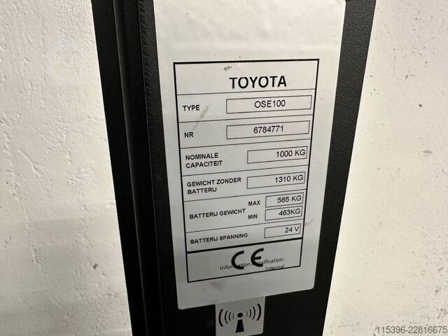 Vertikal-Kommissionierer Toyota OSE 100 - 1401 Stunden !!!!