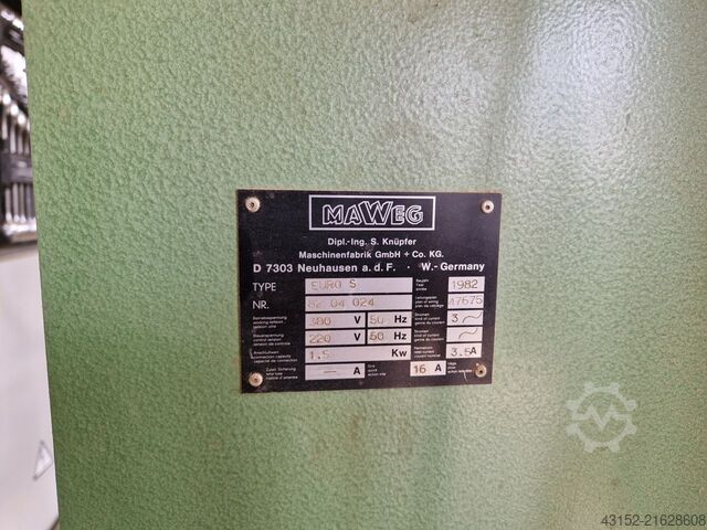 Hydraulische Rahmenpresse MAWEG Euro S
