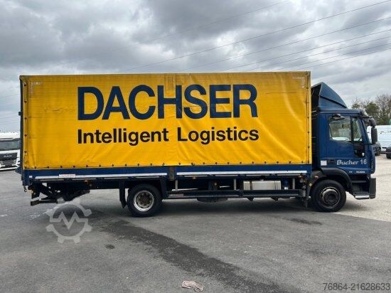 LKW mit Pritsche & Plane IVECO EUROCARGO 120E22 PLANE, SCHALTER LBW