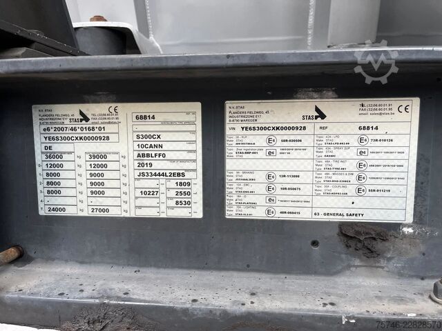 Kipper Stas S300CX*55 m³*Getreide Kipper VOLLALU*VIBRATOR