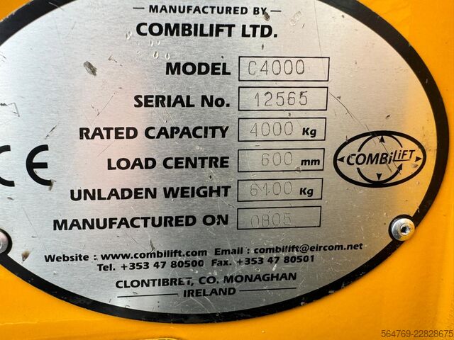 4-way forklift Combilift C4000 /2008 /Diesel/ Only 6262 hours