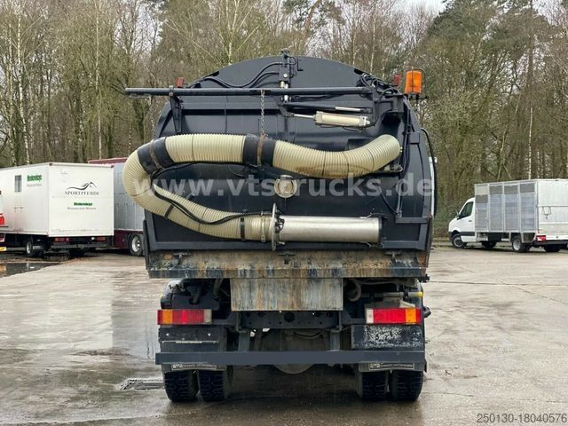 Road sweeper MAN Kehrmaschine Bucher Schörling Blatt Federung