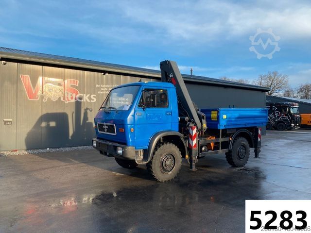 Pritschenwagen MAN 8.180 BB 4x4 Hiab LK Pritschenaufbau