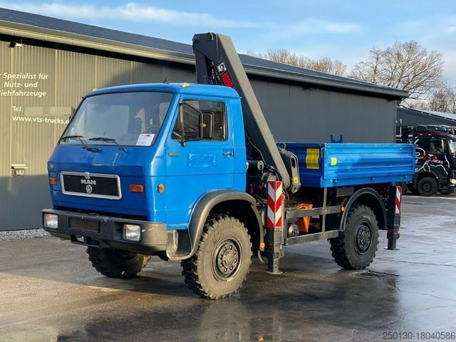 Pritschenwagen MAN 8.180 BB 4x4 Hiab LK Pritschenaufbau