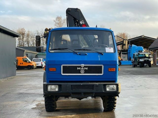 Pritschenwagen MAN 8.180 BB 4x4 Hiab LK Pritschenaufbau
