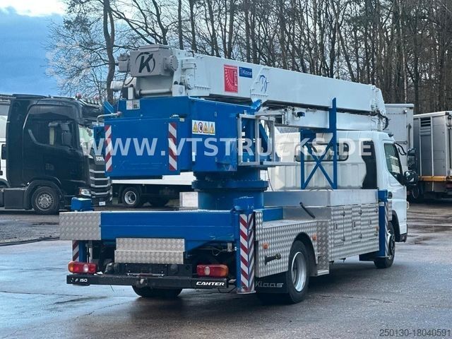 Truck-mounted crane van MITSUBISHI Fuso Canter 9C18 Klaas Dachdeckerkran
