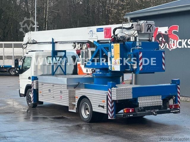 Truck-mounted crane van MITSUBISHI Fuso Canter 9C18 Klaas Dachdeckerkran