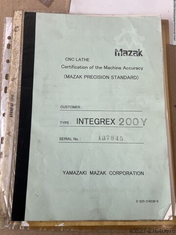 CNC Turning- and Milling Center MAZAK INTEGREX-200Y