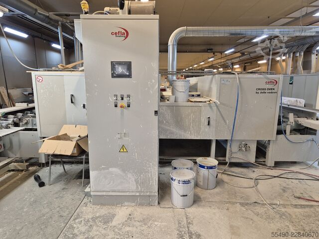 Complete painting plant Cefla Flexispray + Cross Oven