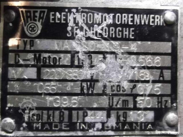 Electric motor 0.55 kW 1395 Rpm IAEA MA 80-19-4