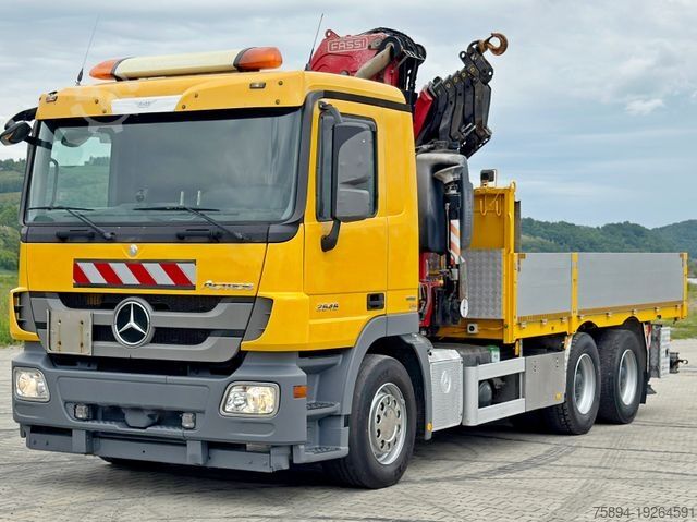Truck mounted crane MERCEDES-BENZ ACTROS 2646 * FASSI F365AXP.26 + FUNK * 6x4