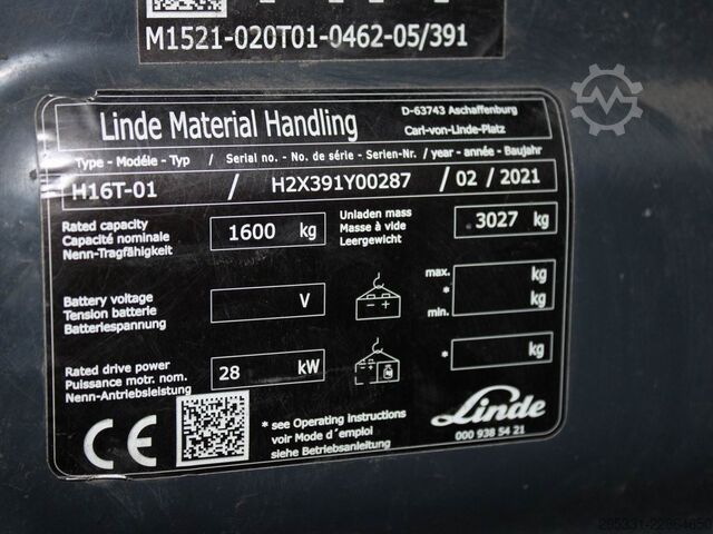 LPG Forklifts Linde H 16 T-01  391