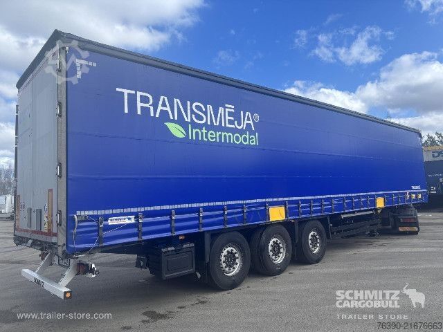 Open semitrailer with tarp Schmitz Cargobull Semitrailer Curtainsider Standard
