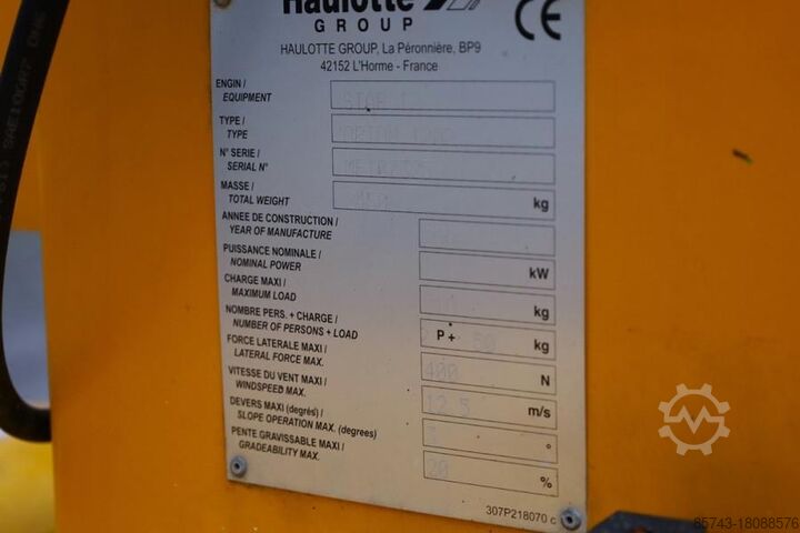 Gelenkteleskoparbeitsbühne Haulotte STAR 12 Electric, 12m Working Height, 3m Reach, 21