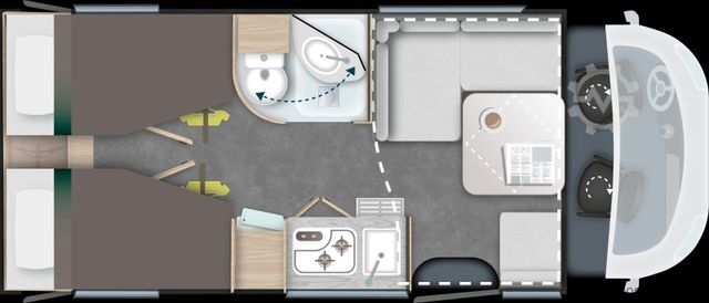 Teilintegriertes Wohnmobil CHAUSSON 627 Titanium Line *MJ26*Arctic*Hubbett*Automatik