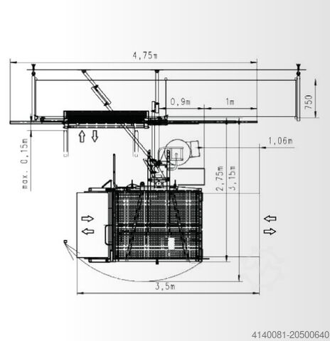 Zahnstangenaufzug GEDA 500 Z
