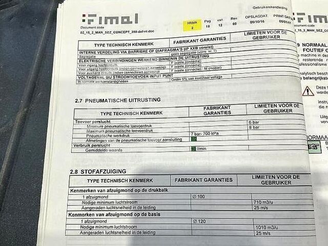 Format circular saws Fimal Concept 350 2016 Fimal Concept 350