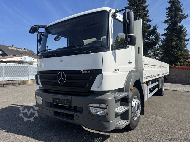 Axor 1829 L flatbed, 7.35 m, air suspension Mercedes-Benz Axor 1829 L Pritsche 7,35m, Luftfederung