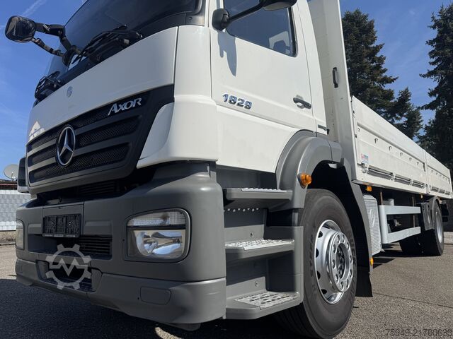 Axor 1829 L flatbed, 7.35 m, air suspension Mercedes-Benz Axor 1829 L Pritsche 7,35m, Luftfederung
