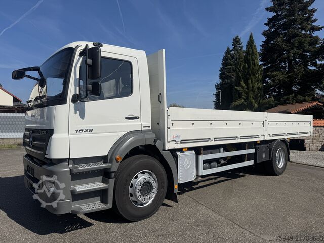 Axor 1829 L flatbed, 7.35 m, air suspension Mercedes-Benz Axor 1829 L Pritsche 7,35m, Luftfederung