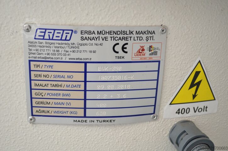 Gleitschleifanlage Erba EVK-350 y EVP-A 350