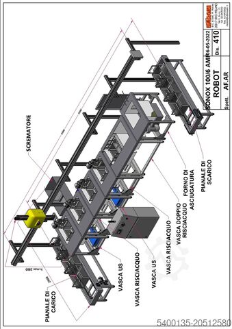 Washing machine ULTRASUONI_MORONI srl SONOX 100/6 ROBOT