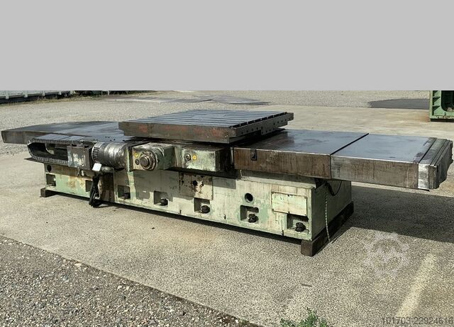 Rotating Boring Table Table rotative pour aléseuse Course X : 2000 mm