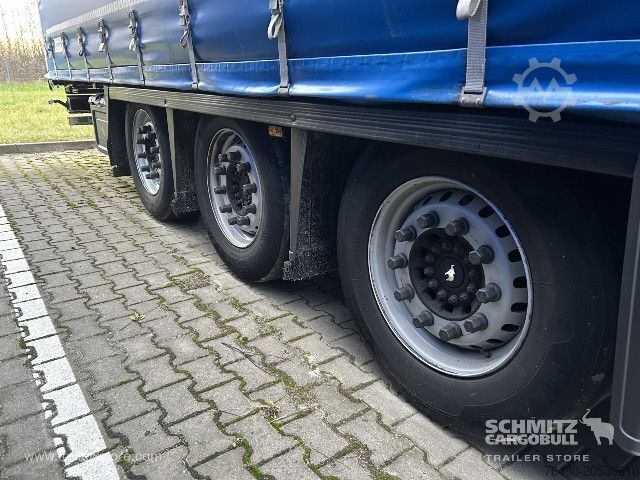 Open semitrailer with tarp Schmitz Cargobull Schiebeplane Mega