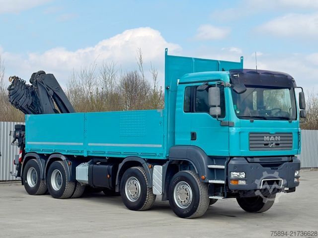 Truck mounted crane MAN TGA 41.440 * HIAB 288 E - 7 HIDUO/FUNK * 8x4