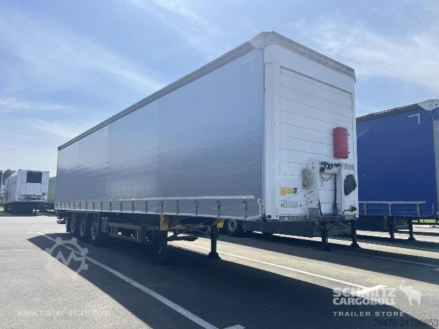 Auflieger mit Pritsche & Plane Schmitz Cargobull Curtainsider Standard Taillift