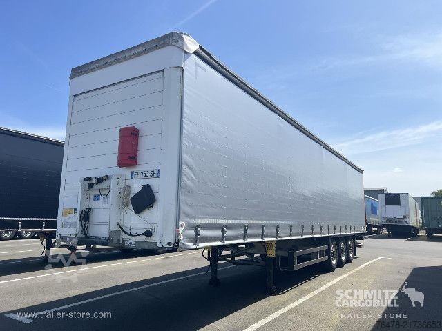 Auflieger mit Pritsche & Plane Schmitz Cargobull Curtainsider Standard Taillift