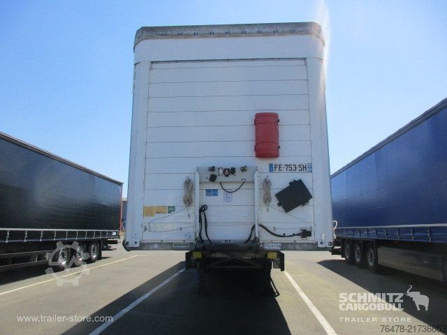 Auflieger mit Pritsche & Plane Schmitz Cargobull Curtainsider Standard Taillift