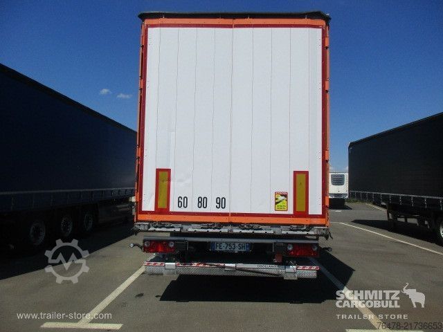 Auflieger mit Pritsche & Plane Schmitz Cargobull Curtainsider Standard Taillift