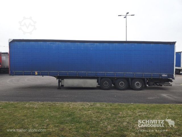 Auflieger mit Pritsche & Plane Schmitz Cargobull Curtainsider Standard Taillift