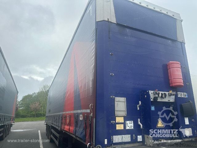 Open semitrailer with tarp Schmitz Cargobull Curtainsider Mega