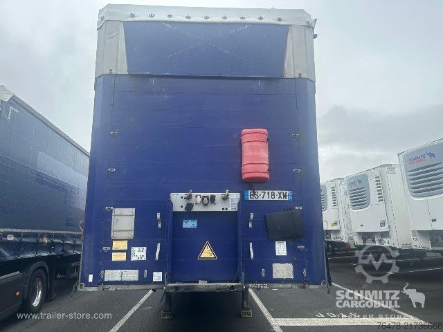 Open semitrailer with tarp Schmitz Cargobull Curtainsider Mega