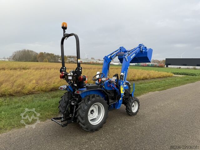 Solis 22 mini tractor NEW with front loader / wide agricultural tyres SOLIS minitractor NIEUW met frontlader / brede agribanden