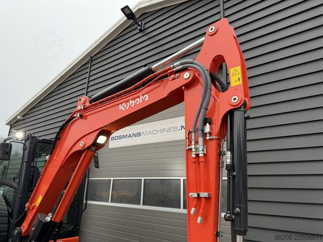 Kubota U56-5 mini excavator NEW incl. CW10 quick coupler + 3 buckets KUBOTA U56-5 minigraver NIEUW incl CW10 + 3 bakken