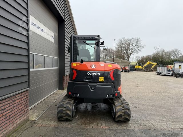 Kubota U56-5 mini excavator NEW incl. CW10 quick coupler + 3 buckets KUBOTA U56-5 minigraver NIEUW incl CW10 + 3 bakken