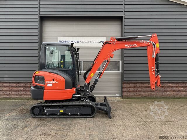 Kubota KX037 HI mini excavator NEW €740 LEASE KUBOTA KX037 HI minigraver NIEUW €740 LEASE