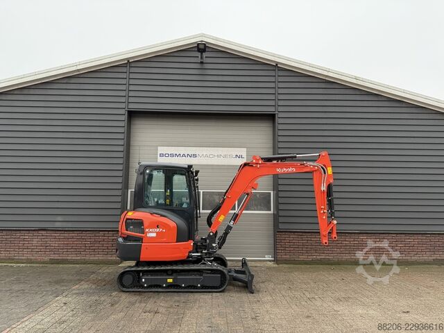 Kubota KX037 HI mini excavator NEW €740 LEASE KUBOTA KX037 HI minigraver NIEUW €740 LEASE