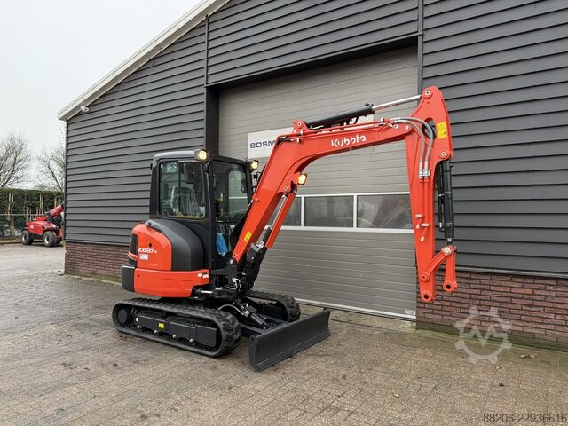 Kubota KX037 HI mini excavator NEW €740 LEASE KUBOTA KX037 HI minigraver NIEUW €740 LEASE