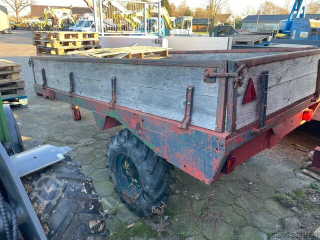 1-axle trailer for tractor 1 ASSIGE AANHANGER tractor