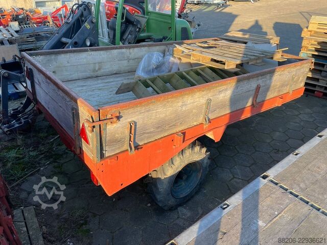 1-axle trailer for tractor 1 ASSIGE AANHANGER tractor
